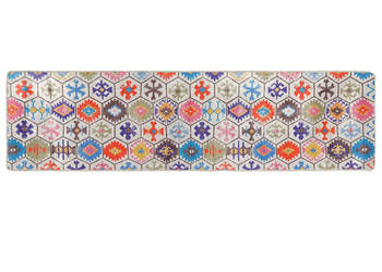 Dywan z możliwością prania kolorowy 80x300 cm antypoślizgowy WM-136580