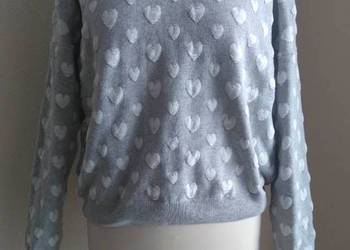 Sweter w serca F&F oversize