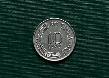 SINGAPUR - 10 centów, 1973r