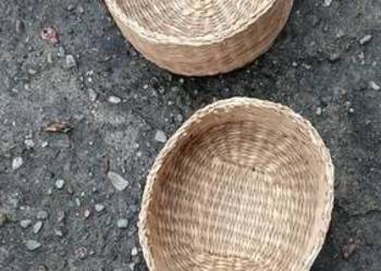 Sprzedam 2 pudełka owalne z wikliny z pokrywą wielofunkcyjne