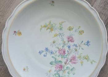Weimar duża porcelanowa Patera w kwiaty