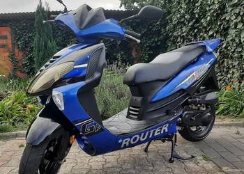 Ładny duży skuter Romet Router Grande 50 4t 2015r 11362km 60kmh nowe opłaty
