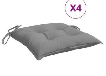 vidaXL Poduszki na krzesła, 4 szt., szare(SKU:361454)