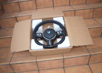 BMW 4 M4 Sport M pakiet kierownica skórzana + airbag + łopatki 2013 - 2020r