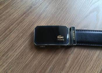 Pasek skórzany męski Lacoste
