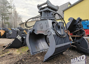 Chwytak sortujący wyburzeniowy JCB 1600kg Hydrauliczny obrót 360 stopni
