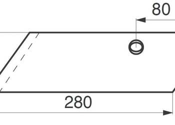 Dłuto pasujące do Overum XL 94610 / 94611
