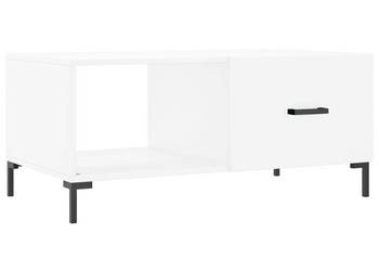 Stolik kawowy biały 90x50x40 cm materiał drewnopochodny WM-829212