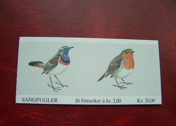 Norwegia 1982 MNH Mi. C2 Karnet Fauna Ptaki  a