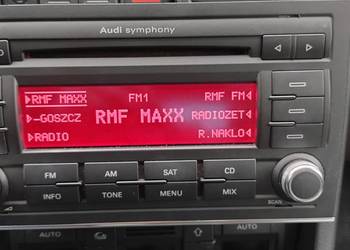 Radio Audi Symphony ze zmieniarką 6CD