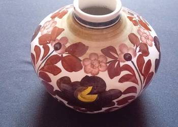 Wazon fajansowy, ręcznie malowany ZF Koło. Model 1572. PRL. Wazon fajansowy, ręcznie malowany ZF Koło. Model 1572. PRL.