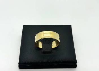 Złota obrączka pr 585 4,0g (Rozmiar 15) - ocechowana