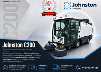 zamiatarki Johnston C200/201 Johnston C200 / KOMPAKTOWA ZAMIATARKA DROGOWA