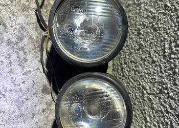 uniwersalna, podwójna lampa zespolona (reflektor) do motocykla w kolorze cz