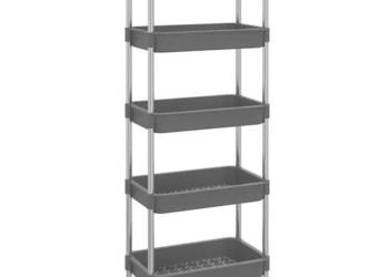 5-poziomowy wózek kuchenny szary 42x29x128 cm żelazo i ABS WM-336333