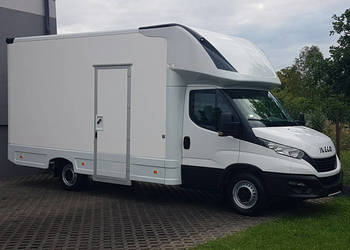 Iveco Daily KONTENER NISKOPODŁOGOWY 4,43x2,23x2,42 SKLEP BAR FOODTRUCK KAM…