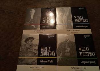Wielcy zdobywcy filmy. Cena za komplet! Piotr Wielki, Bonaparte i inni