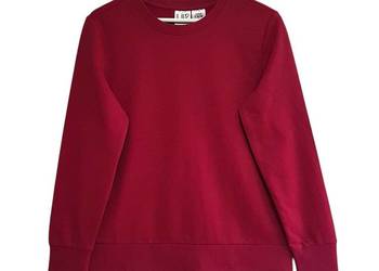 Damska bordowa bawełniana bluza z długim rękawem UP2 Fashion 36/38