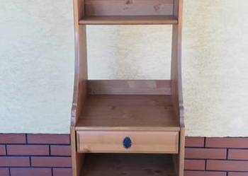 Szafka Leksvik słupek na książki Ikea biblioteczka drewniana