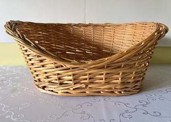 Wiklinowy kosz prezentowy na owoce legowisko dla kota psa dekoracyjny