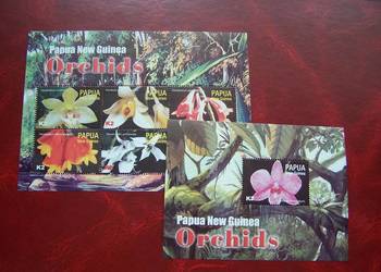 Papua Nowa Gwinea 2004 MNH Flora Kwiaty Orchidee