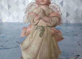 Aniołek porcelanowa figurka 20cm.