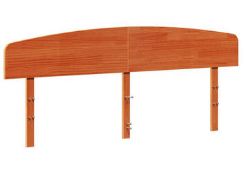 Wezgłowie do łóżka woskowy brąz 200 cm lite drewno sosnowe WM-842489
