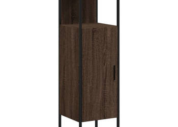 Szafka łazienkowa brązowy dąb 33x33x1205 cm WM-842470