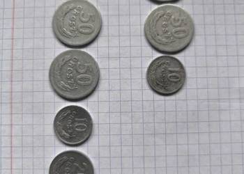 Monety okresu PRL bez znaku mennicy kilka sztuk
