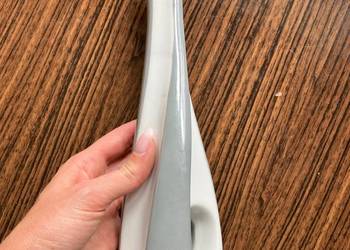 Unikatowy porcelanowy kręcony wazon Pikasiak Ćmielów lata 60-te szary PRL