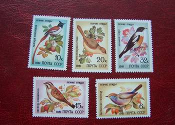 ZSRR 1981 MNH Mi. 5103/07 Fauna Ptaki  a