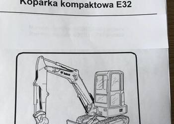 dtr instrukcja obsługi koparka bobcat e32 i inne