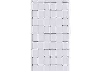 vidaXL Roleta prysznicowa 80 x 240 cm, wzór w kwadraty(SKU:142847)