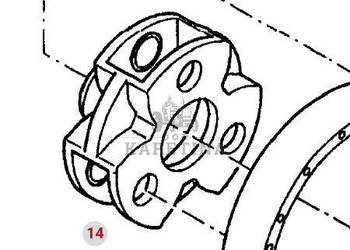 Fendt 816 818 822 824 Vario Jarzmo Przekładni Planetarnej 822100150020