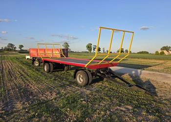 Przyczepa do blotów bel  słomy siana możliwość transportu