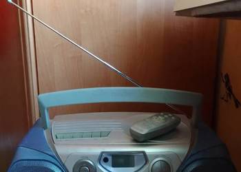 Philips AZ1515 Radio Kaseta + Pilot | CD do naprawy