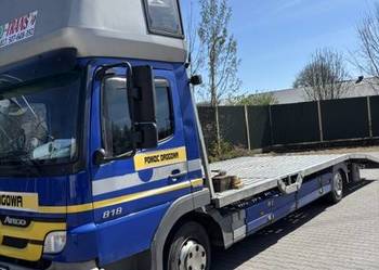 Mercedes Atego 818 laweta pomoc drogowa 2008r najazd, klima, euro5