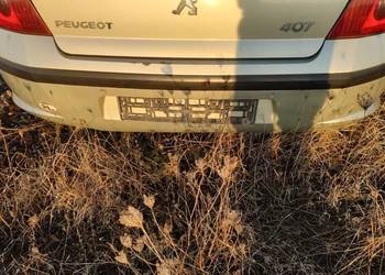 Zderzak tył tylny kompletny Peugeot 407 sedan KCVD