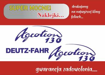 Naklejki Deutz Agrotron 130 i inne modele