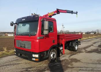 man tgl 12.180 , wywrotka z hds palfinger pk7000
