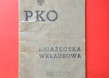 ( 838 ) Książeczka Wkładkowa PKO