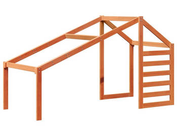 Daszek do łóżka dziecięcego woskowy brąz 198x97x113 cm sosna WM-846878