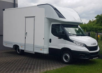 Iveco Daily KONTENER NISKOPODŁOGOWY 4,43x2,23x2,42 SKLEP BAR FOODTRUCK KAM…