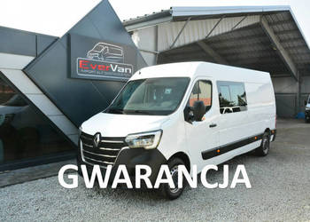 Renault Master max L3H2 brygadówka 7-osobowy lift pełna opcja