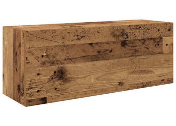 Wisząca szafka łazienkowa stare drewno 80x25x30 cm WM-860083