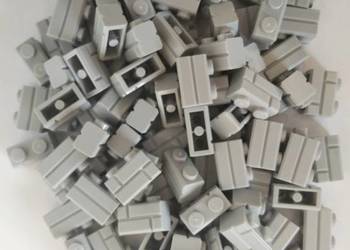 Lego Brick 1x2 Light Bluish Grey pakiet 50szt