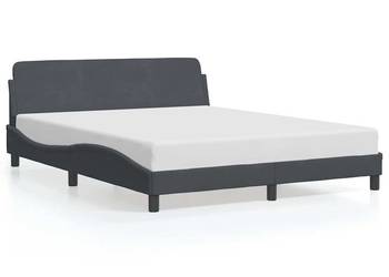 vidaXL Rama łóżka, Dover, ciemnoszara(SKU:373213)