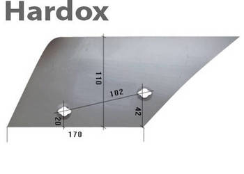 Odkładnia przedpłużka HARDOX Z2335703/L do pługa VOGEL NOOT