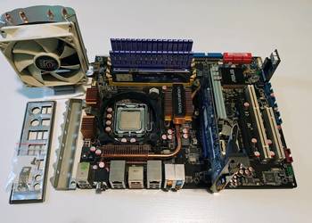 Płyta Główna  ASUS P5Q WS | Core 2 Quad Q9550 8GB | RAM karta Zestaw