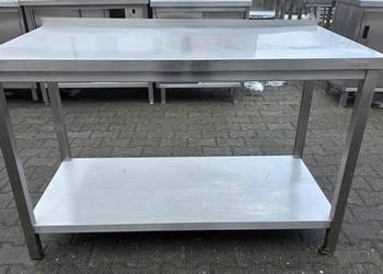 Stół Gastronomiczny Z Półką - 130/68/85 cm - M.1343 N